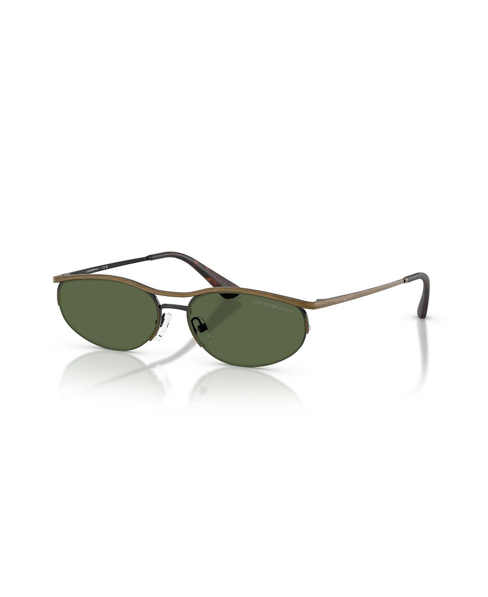 Солнцезащитные очки Emporio Armani овальные металлические EA2180