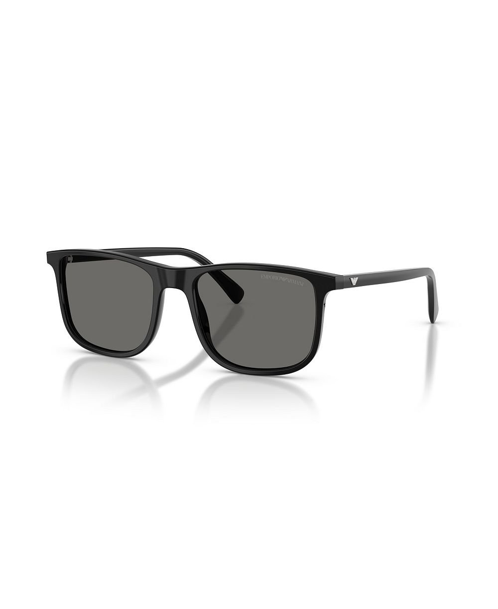 Emporio Armani Квадратные солнцезащитные очки для круглого лица, EA4280