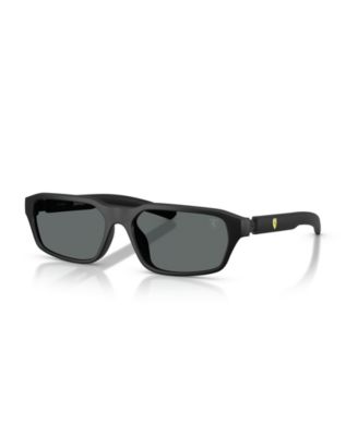 Scuderia Ferrari Unisex Polarized Rectangle Sunglasses FZ6032D