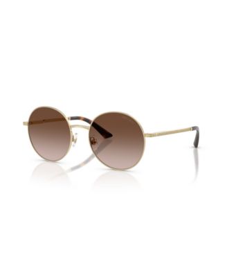 Jimmy Choo Женские круглые солнцезащитные очки с металлической оправой JC4028J