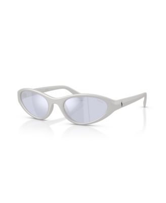 Polo Ralph Lauren зеркальные овальные солнцезащитные очки PH4248U