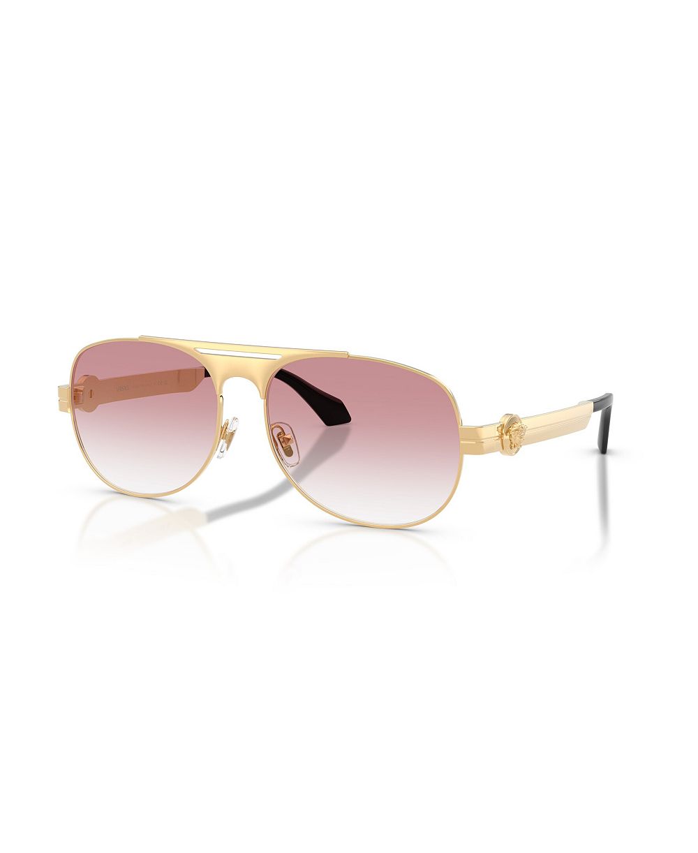 Мужские солнцезащитные очки Versace Aviator с градиентными линзами VE2302
