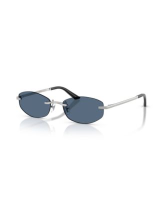 Versace женские безободковые солнцезащитные очки VE2308D с геометрическим дизайном
