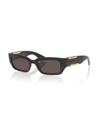 Bottega Veneta солнцезащитные очки прямоугольные с круглым циферблатом BV1406S