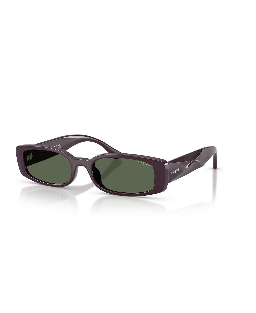 Vogue Eyewear Women's Rectangle Green Lens Sunglasses VO5725SU