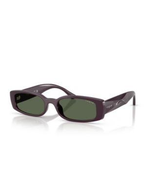 Vogue Eyewear женские прямоугольные солнцезащитные очки с зелеными линзами VO5725SU