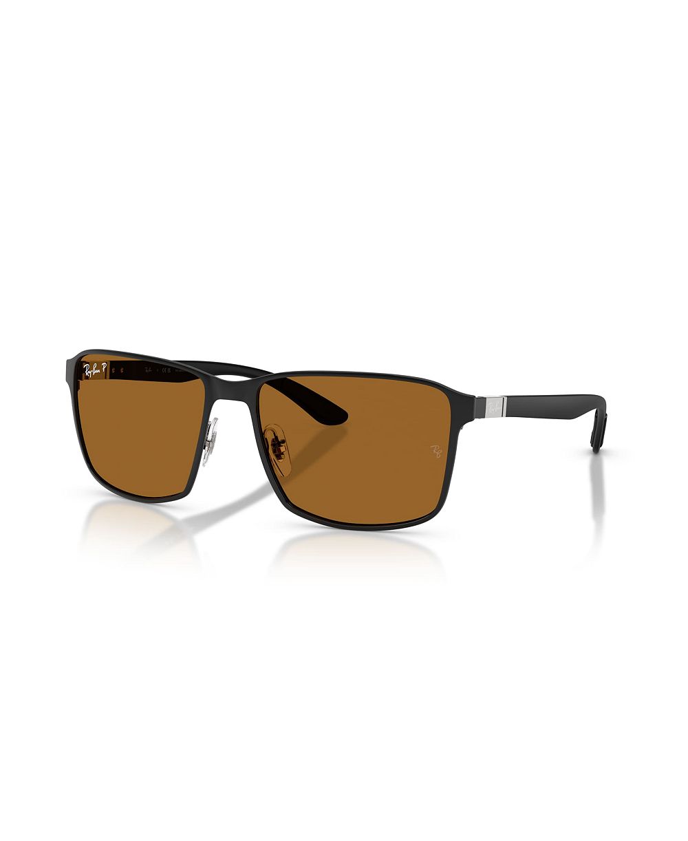 Ray-Ban Polarized Square Sunglasses RB3721