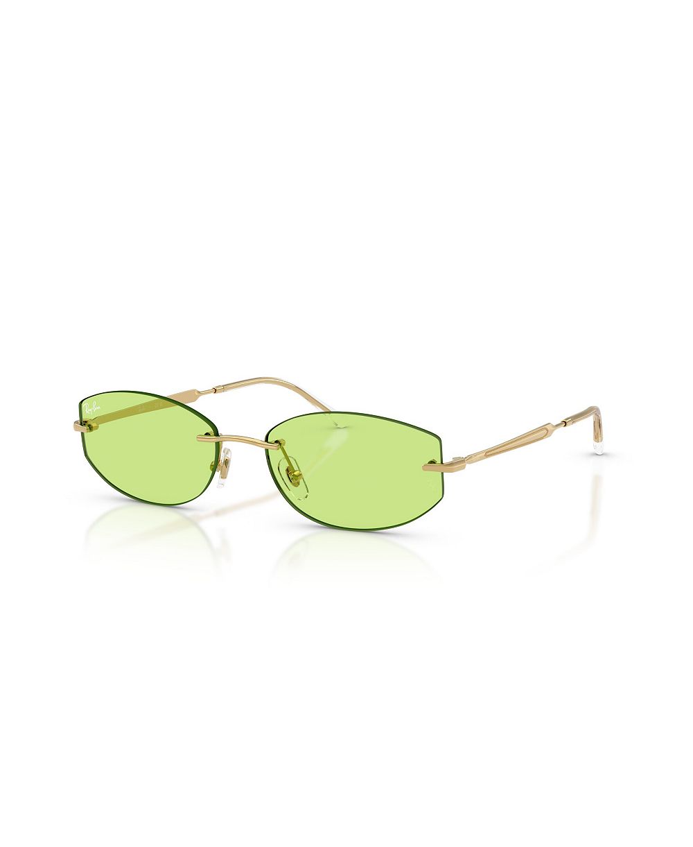 Ray-Ban Rimless Geometric Gold-Tone Sunglasses RB3792
