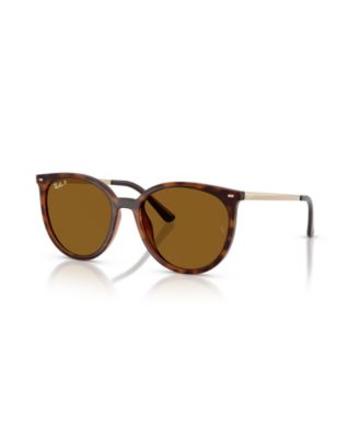 Ray-Ban Women's Polarized Round Sunglasses RB4464L