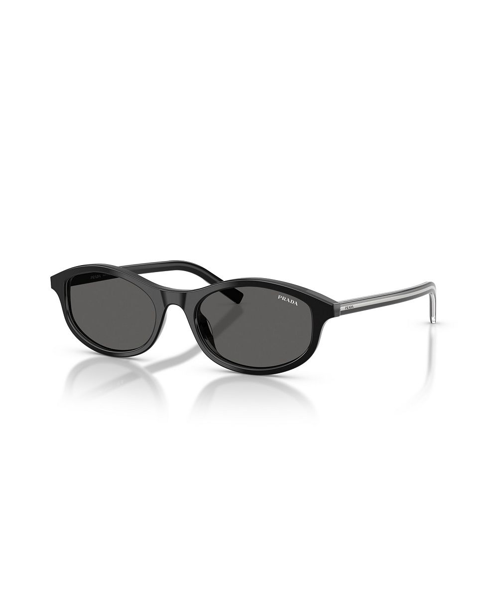 PRADA Oval Geometric Women's Sunglasses PR D17S