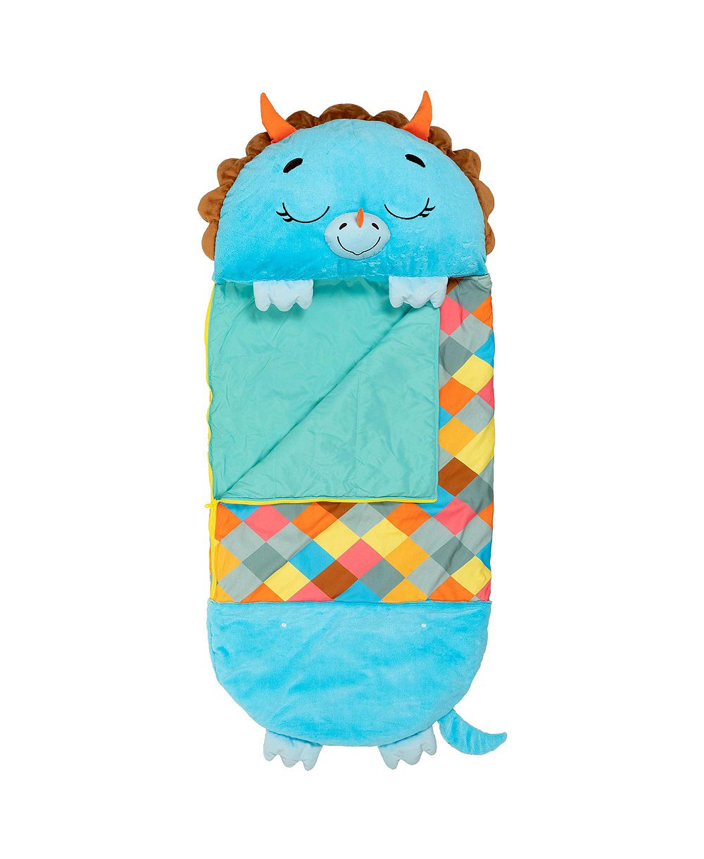 Happy Nappers подушка и спальный мешок Triceratops Timmy, средний размер