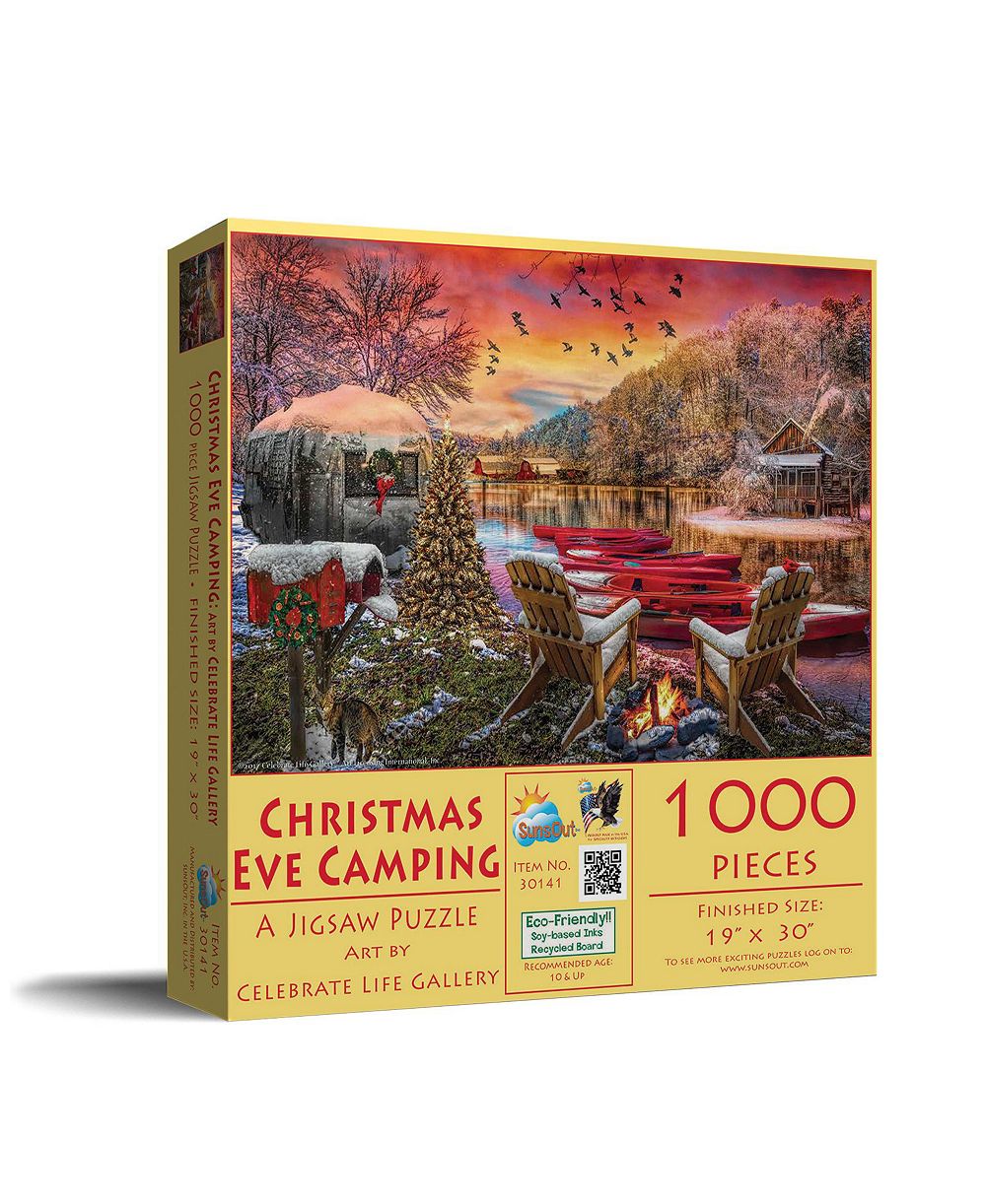 SunsOut пазл Christmas Eve Camping на 1000 деталей, возраст 15+