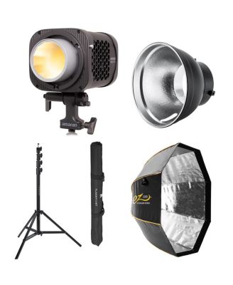amaran Halo 600x 610W Bi-Color COB LED Light, w/Reflector, Softbox  Stand