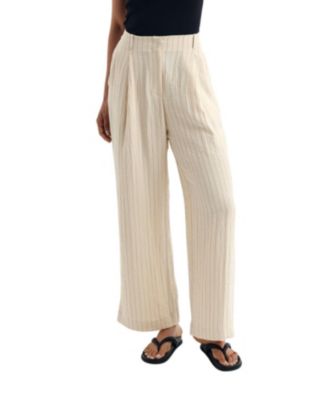 Finery London Women's Mara High-Waisted Wide-Leg Trousers