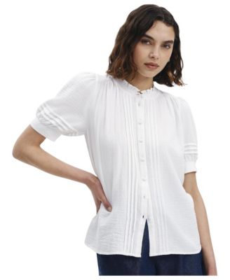 Женская блуза Finery London Teagan с коротким рукавом и складками