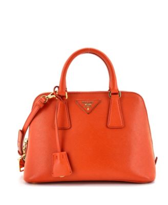 Б/у маленькая сумка Prada Promenade из кожи Saffiano