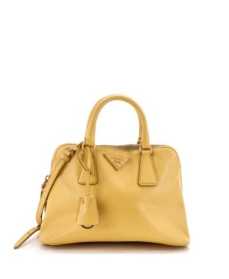 Б/у маленькая сумка Prada Promenade из кожи Saffiano