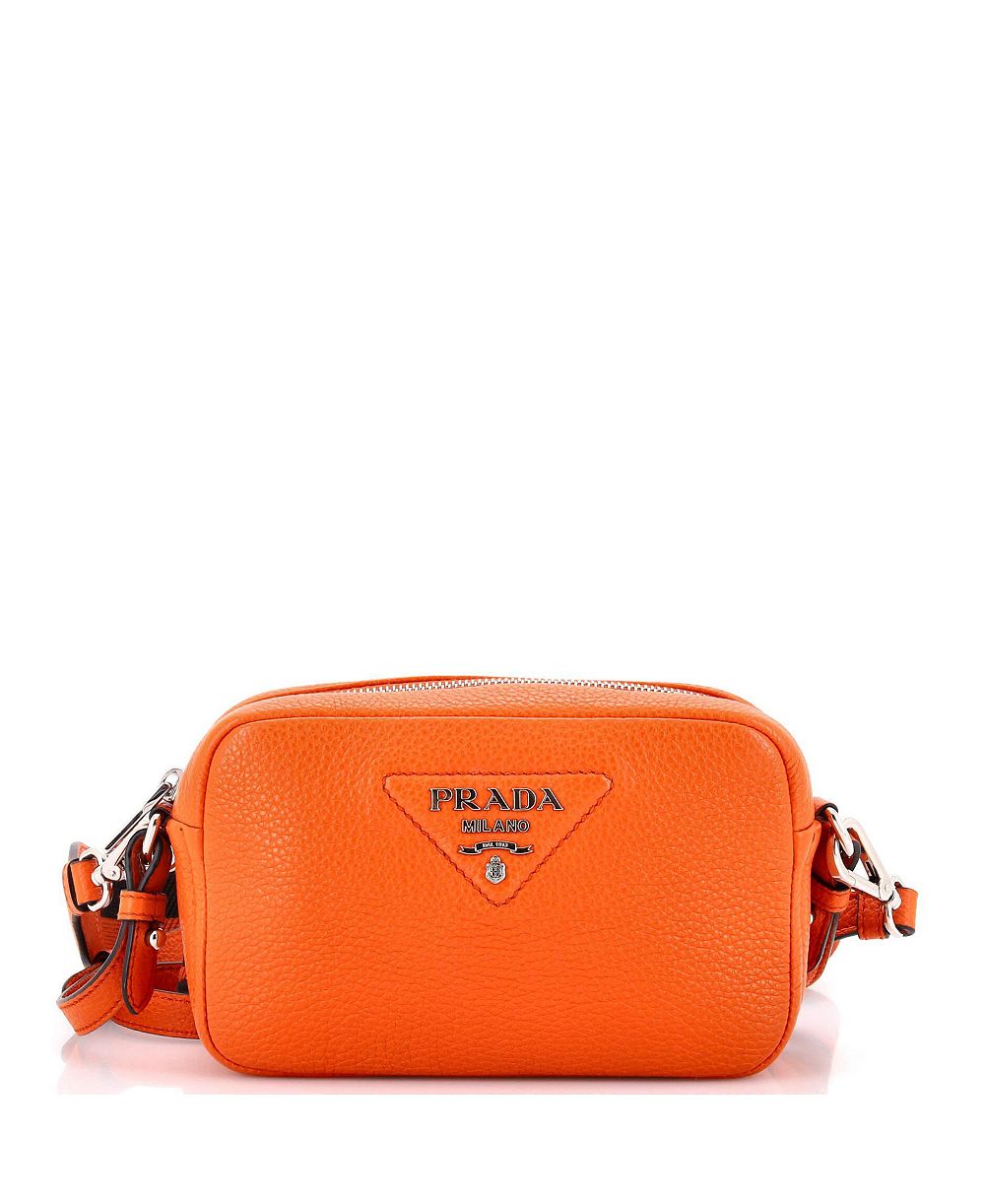 Pre-Owned Prada маленькая сумка-фотоаппарат Flou через плечо из кожи Vitello Daino
