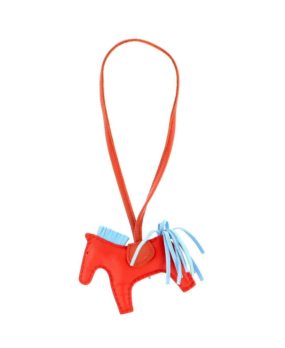 Pre-Owned Hermes кожаный брелок GriGri Rodeo для сумки PM