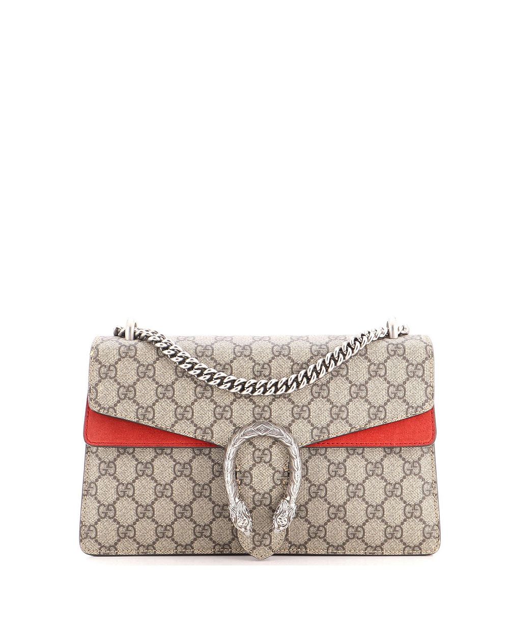 Сумка Gucci Small Dionysus из ткани GG coated canvas, состояние Pre-Owned