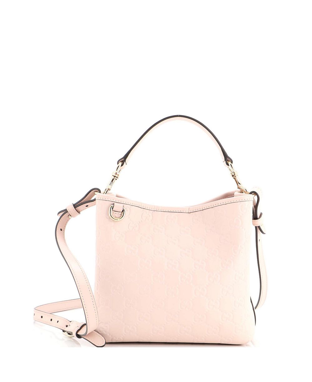 Pre-Owned маленькая сумка-ведро Gucci с эмблемой GG и тиснением GG из кожи