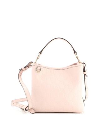 Pre-Owned маленькая сумка-ведро Gucci с эмблемой GG и тиснением GG из кожи