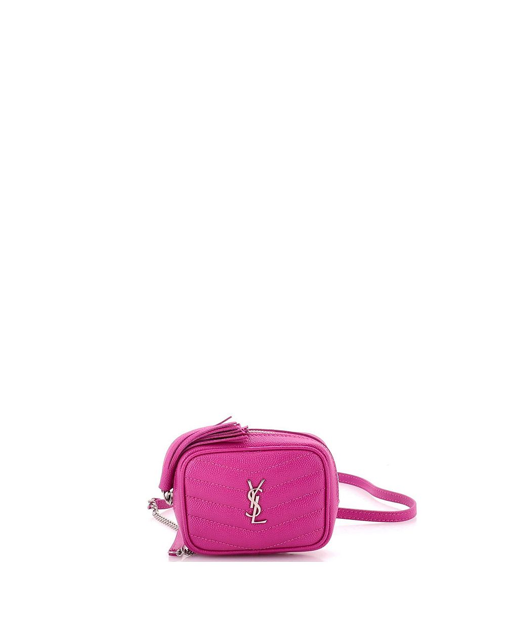 Saint Laurent Сумка Baby Lou Camera, кожа Matelasse Chevron, б/у