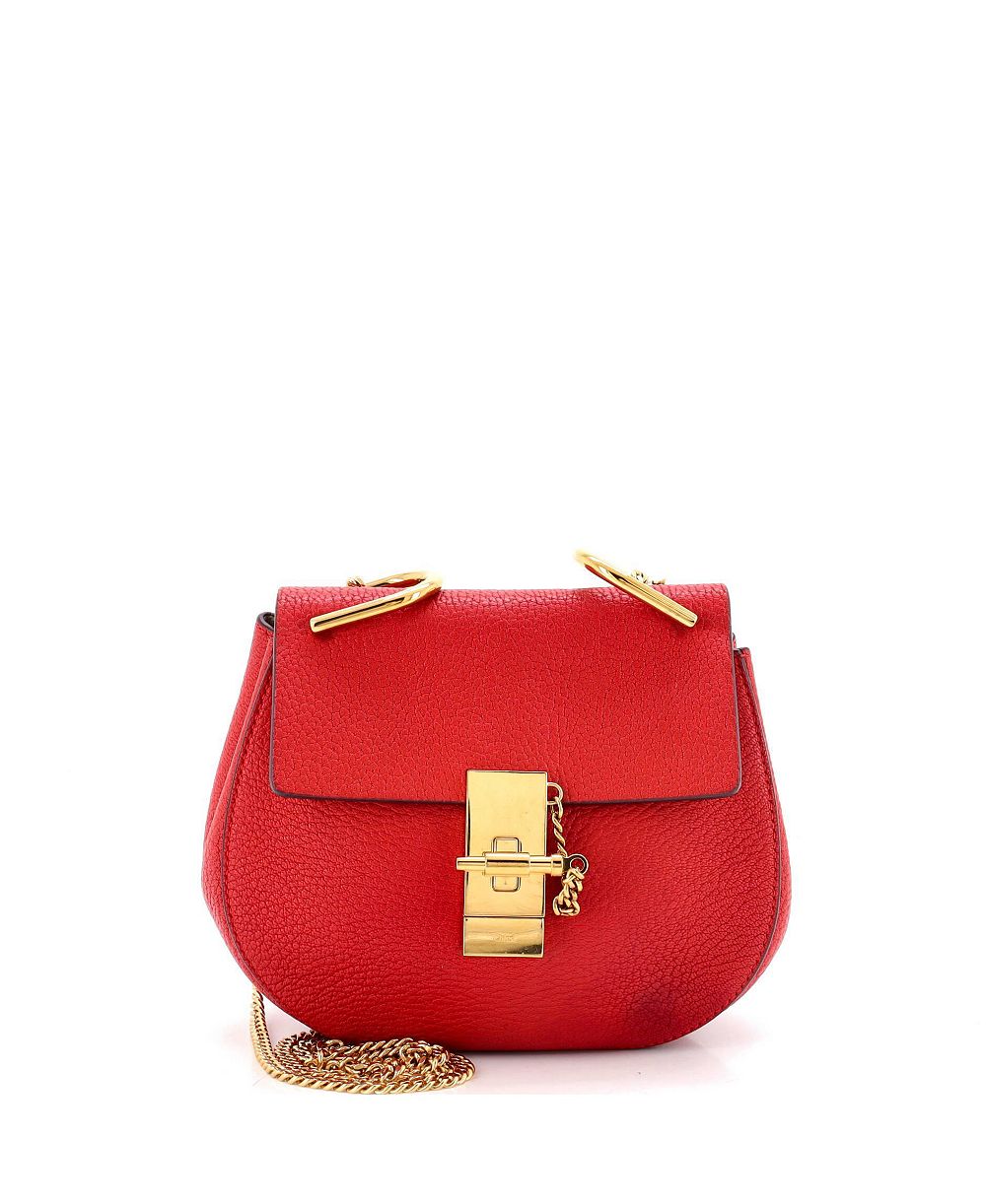 Pre-Owned Chloe Small Drew Crossbody Bag Leather