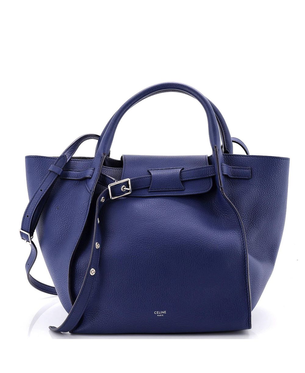 Pre-Owned Celine маленькая сумка Big Bag из зернистой телячьей кожи
