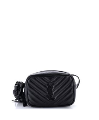 Pre-Owned Saint Laurent Lou Belt Bag Matelasse Chevron Leather
