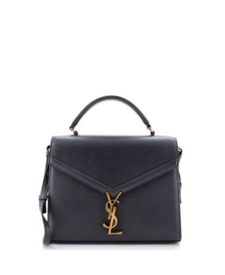 Pre-Owned Saint Laurent Medium Cassandra Top Handle Bag Leather