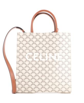 Pre-Owned Celine средний вертикальный тоут Cabas Triomphe из пропитанного канваса