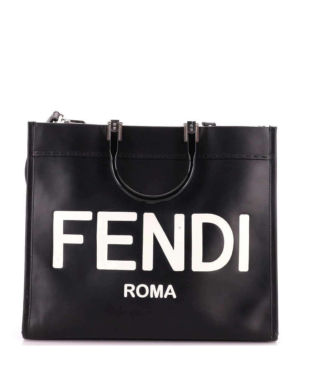 Pre-Owned Fendi сумка-тоут Sunshine среднего размера из кожи