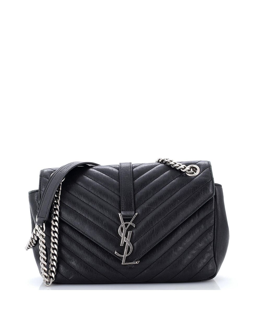 Сумка Saint Laurent Medium Classic Monogram из кожи мателассе, б/у