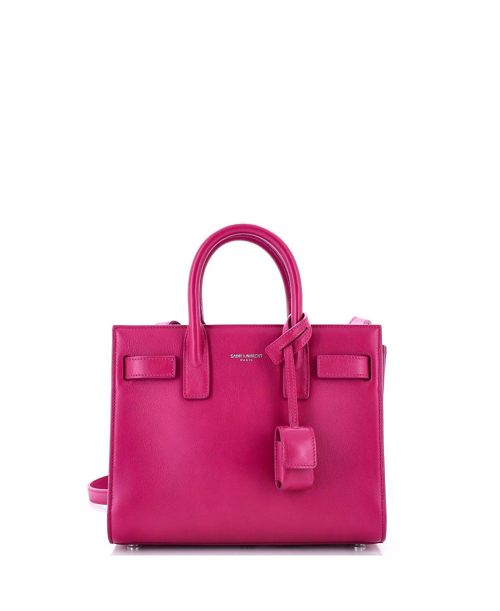 Сумка Saint Laurent Nano Sac de Jour из кожи, б/у