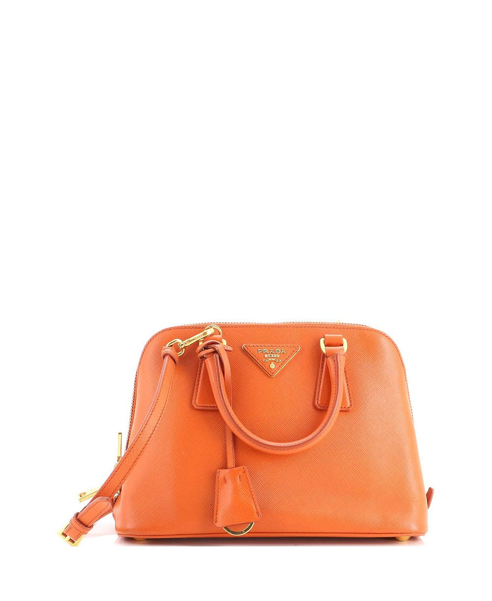 Pre-Owned Prada маленькая сумка Promenade из кожи Сафьяно
