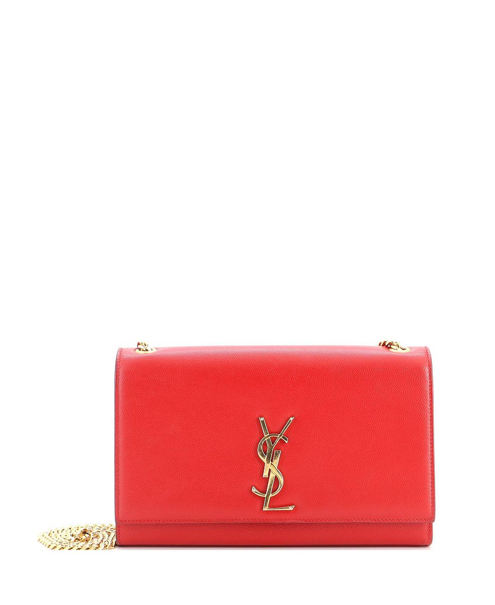 Pre-Owned Saint Laurent Средняя сумка через плечо с классическим монограммом из зернистой кожи