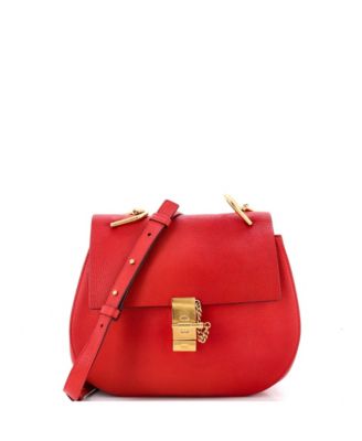 Pre-Owned Chloe Средняя кросс-боди сумка Drew из кожи