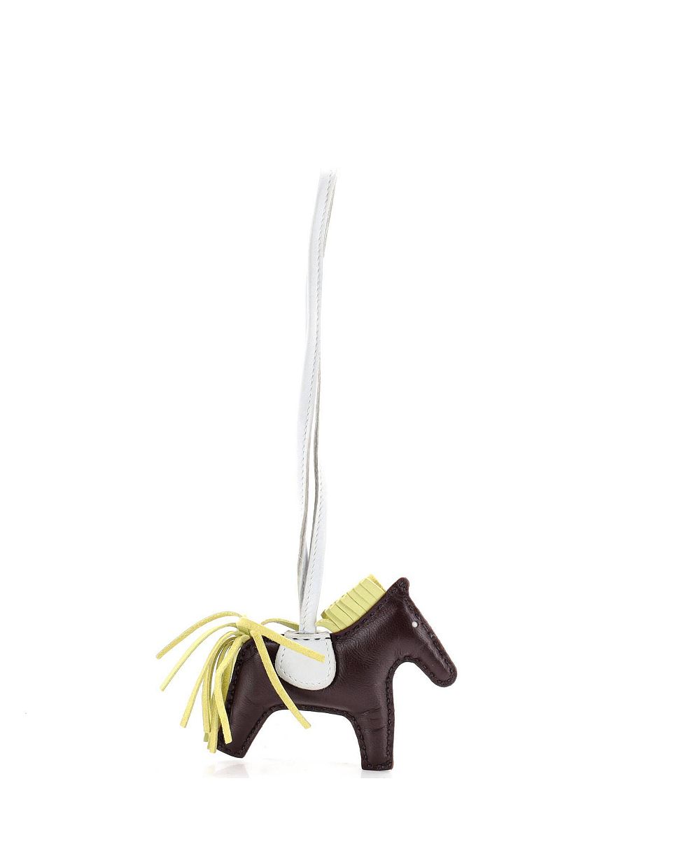 Pre-Owned Hermes PM GriGri Rodeo Bag Charm Leather