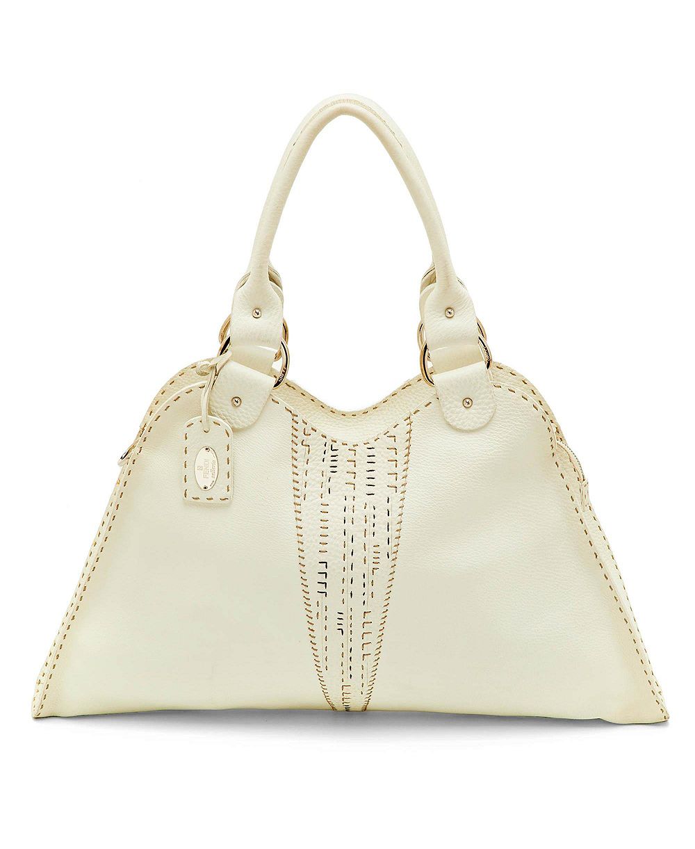 Pre-Owned Fendi женская кожаная сумка через плечо Selleria Trapezio