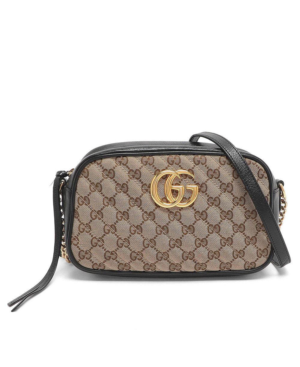 Pre-Owned Gucci Women's GG Marmont Canvas Camera Bag