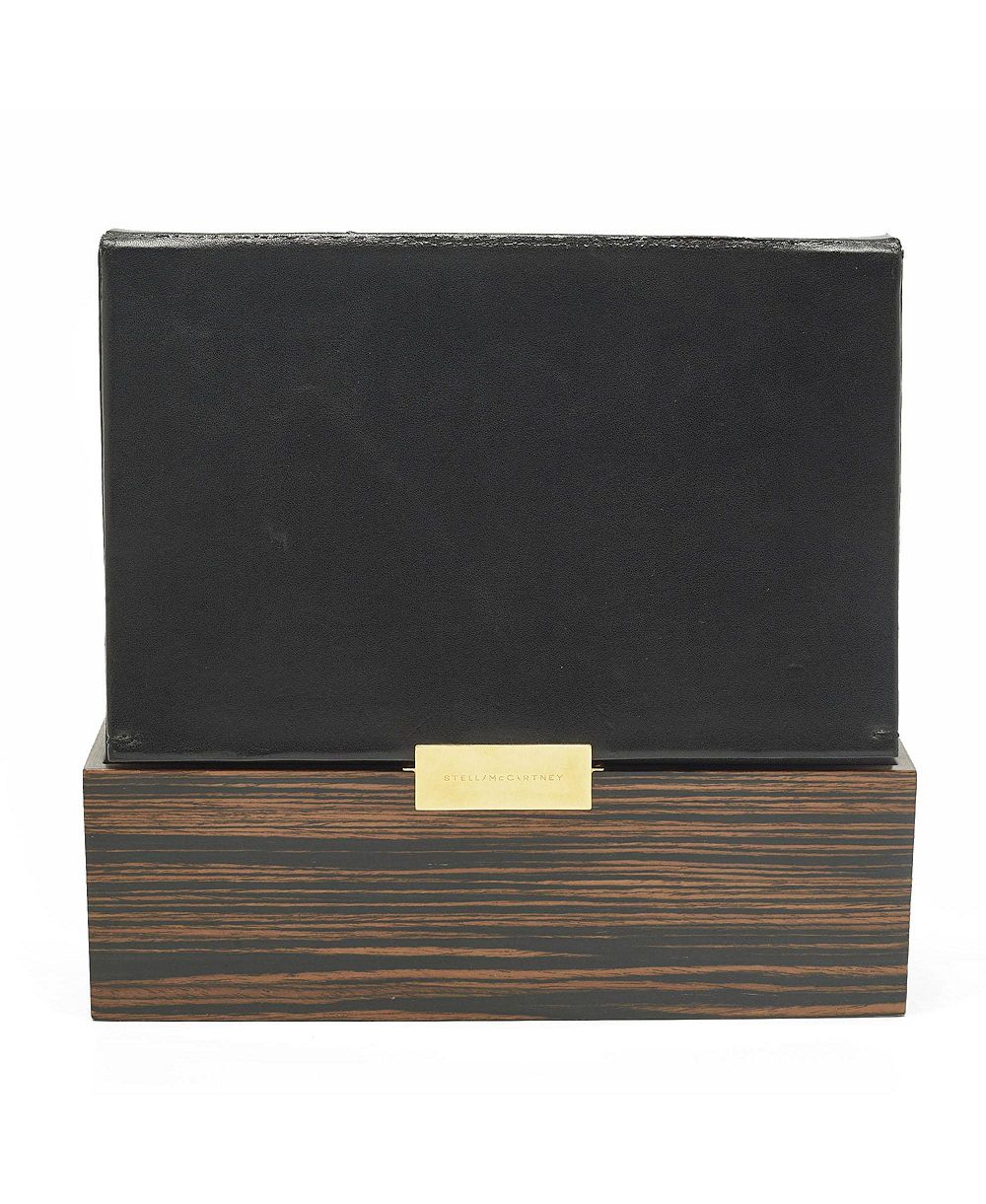 Pre-Owned Stella McCartney женская клатч-коробка из искусственной кожи и дерева с эффектом дерева