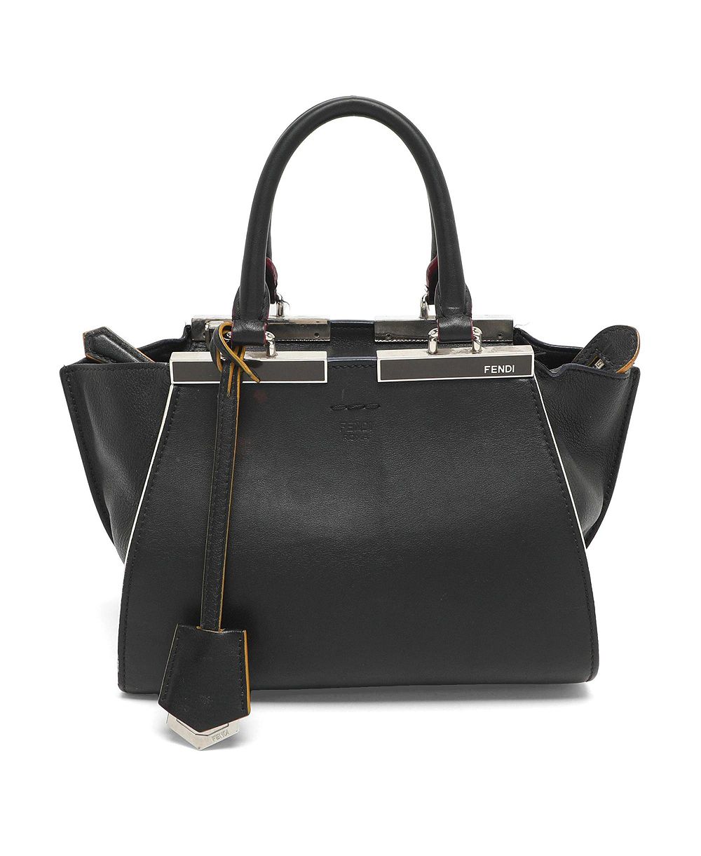 Pre-Owned Fendi Женская маленькая кожаная сумка-тоут 3Jours