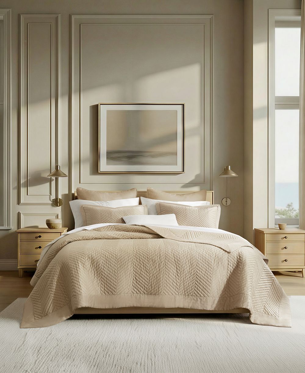 Harbor House комплект стеганых одеял Liam Hotel из хлопкового сатина, 3 предмета, размер King
