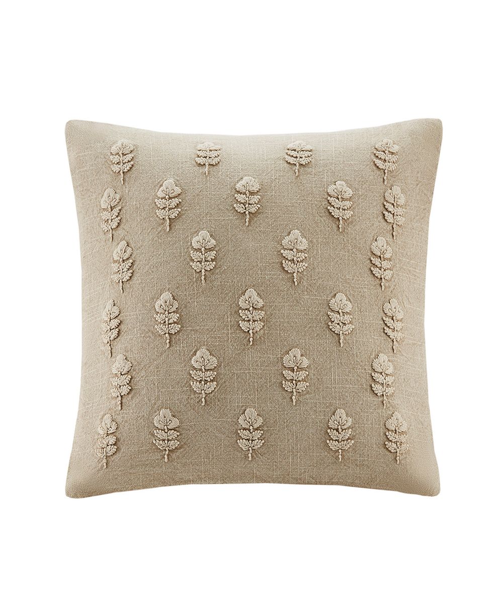 Harbor House Ave Botanical Cotton Decorative Pillow Cover, 20" x 20"
