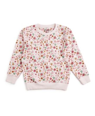 Sweet Wink Big Girls Berry Floral Sweatshirt