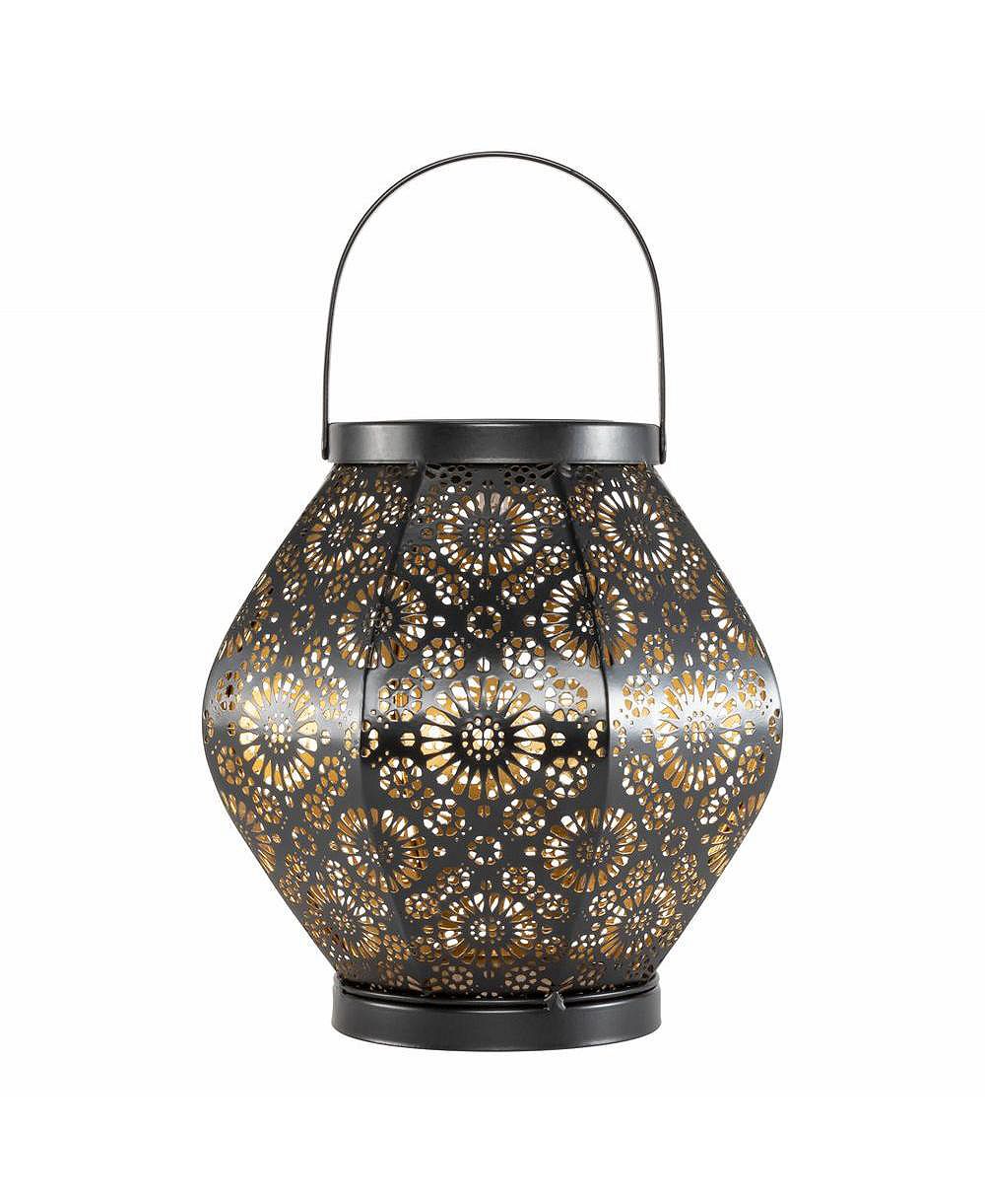 Allsop Home & Garden, металлический солнечный фонарь с вырубкой в виде ромашки