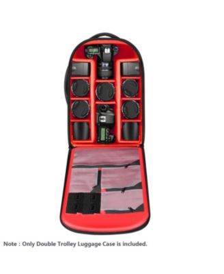 Neewer 2 in 1 Rolling Camera Bag Backpack Suitcase Style