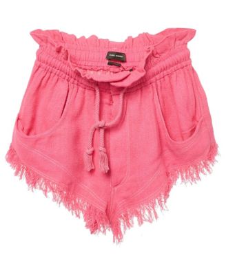 Pre-Owned Isabel Marant Women's Silk Gauze Frayed Talapiz Shorts