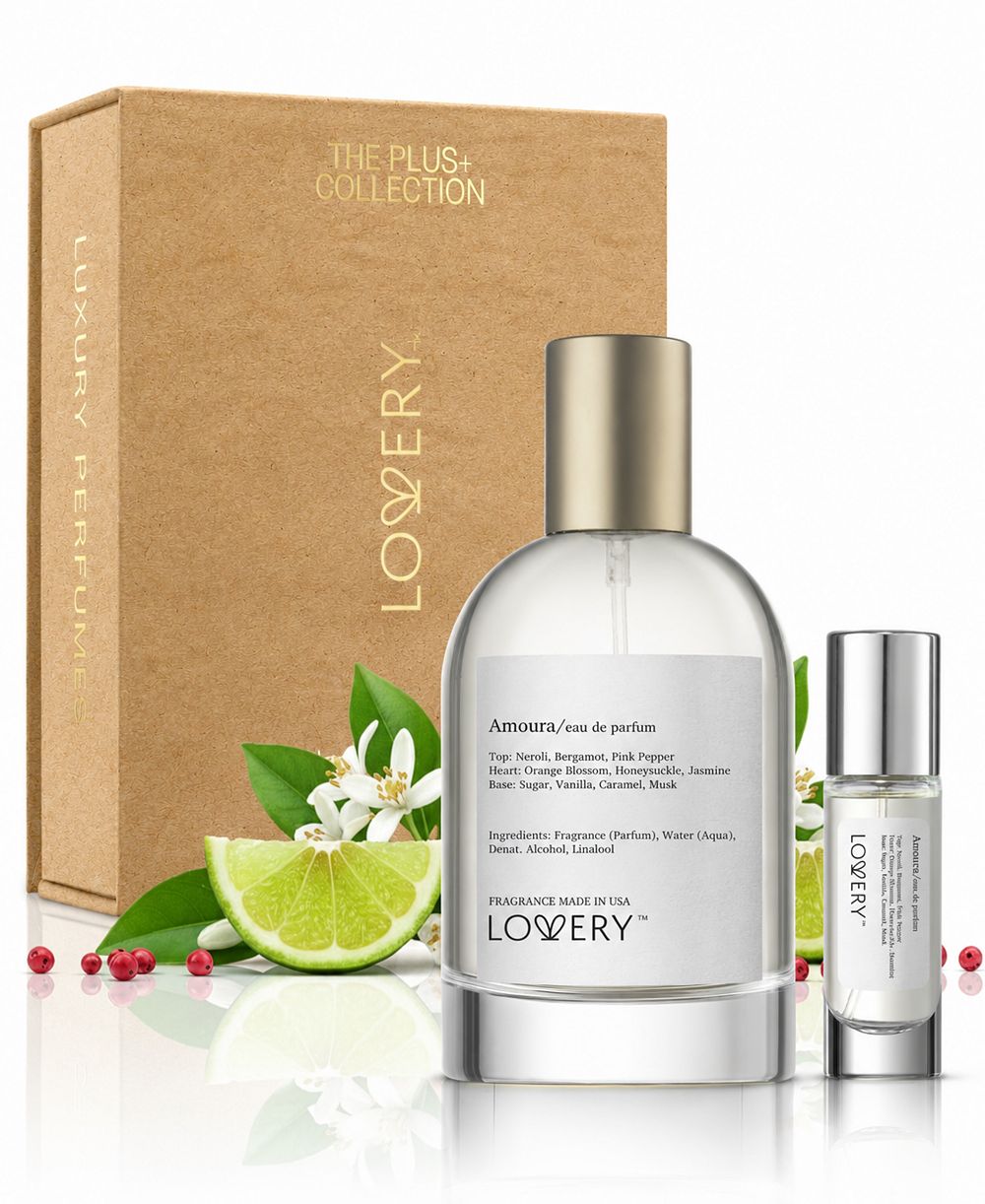 Подарочный набор из 2 штук парфюмерной воды Amoura 3.4 fl oz и мини-парфюма 10 мл для женщин от Lovery